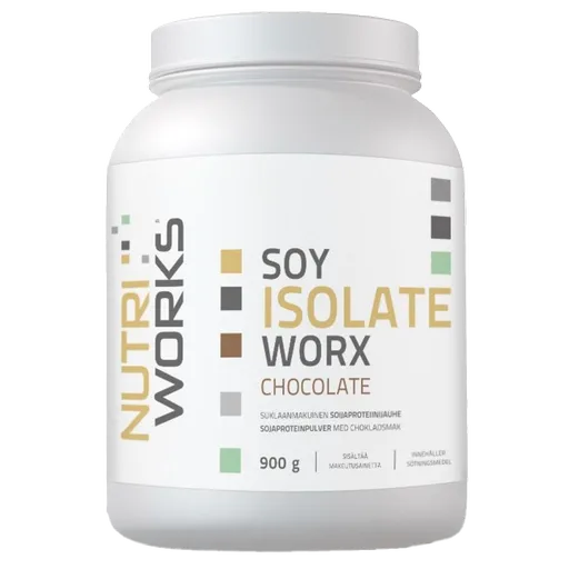 NutriWorks Soy Isolate Worx 900g - čokoláda