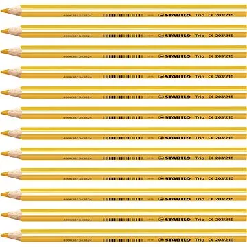 STABILO Trio silná - 12 ks balení - žlutooranžová (4006381343831)