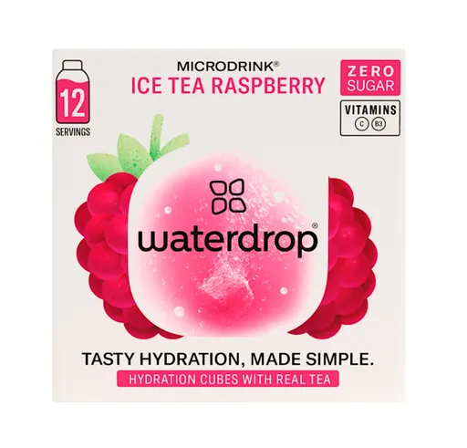 Waterdrop Ice Tea Raspberry 12 ks