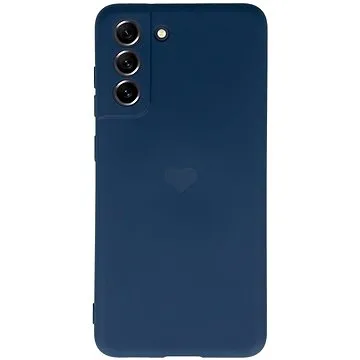Vennus Valentýnské pouzdro Heart pro Samsung Galaxy S22 - tmavě modré (TT4451)