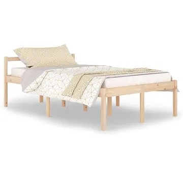 Rám postele masivní borovice 120 × 200 cm, 810609 (810609)