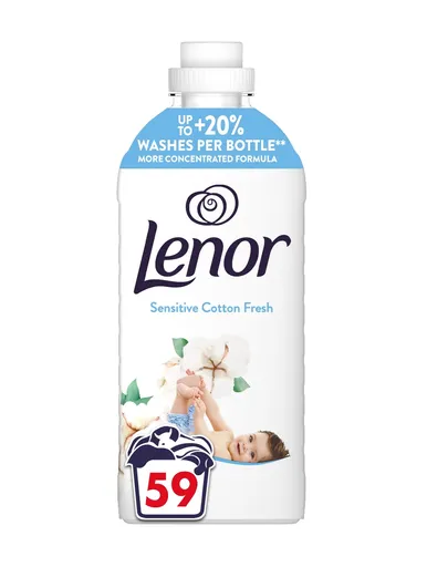 Lenor Sensitive Aviváž Cotton Fresh 1239 ml 59 praní