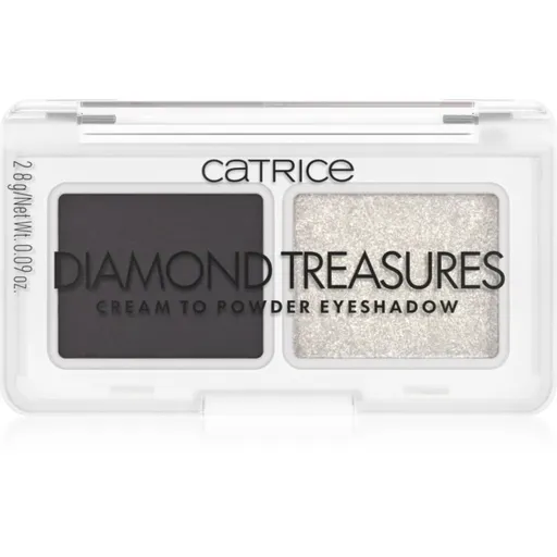Catrice Diamond Treasures duo oční stíny odstín 030 Smokey Diamond 2.8 g