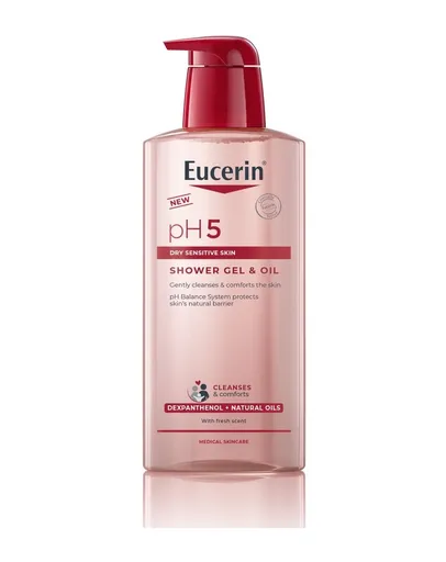 Eucerin Ph5 Zklidňující sprchový gel & olej 400 ml