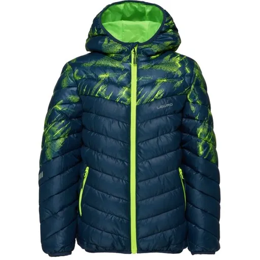 Lewro DEVON Chlapecká prošívaná bunda, tmavě modrá, velikost 164-170