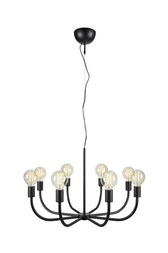 Markslöjd Amistoso závěsné svítidlo černé 8 lamp