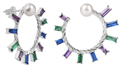 Silver Cat Dámské náušnice se zirkony a perličkami SC350