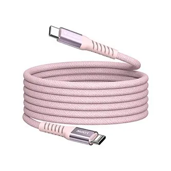 Verbatim 31857 USB kabel, USB C + USB C, 100W, 1.2m, magnetický, box, růžový