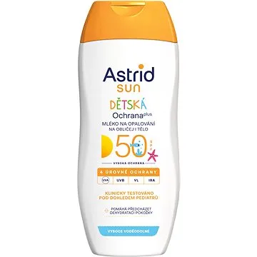 ASTRID SUN Dětské mléko na opalování SPF 50 200 ml (8592297000600)