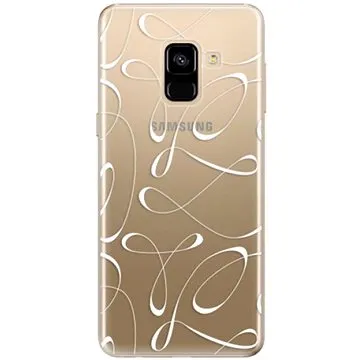 iSaprio Fancy - white pro Samsung Galaxy A8 2018 (fanwh-TPU2-A8-2018)
