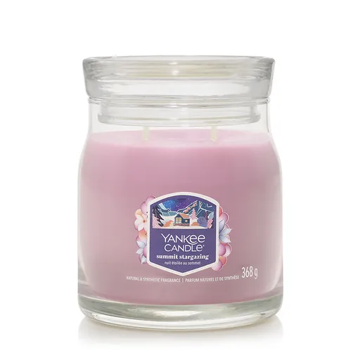 Yankee Candle vonná svíčka Signature ve skle střední Summit Stargazing, 368 g, S