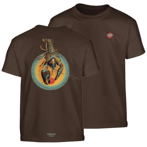 Giants fishing Tričko dětské hnědé Rak,Giants fishing Tričko dětské hnědé Rak