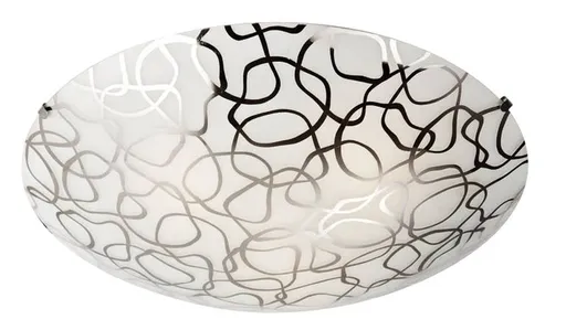 Kulaté stropní zrcadlo se vzorem Galeo