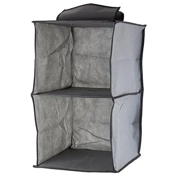 Verk 01324 Závěsný organizér s 2 přihrádkami 30×30×50cm šedá (5865)