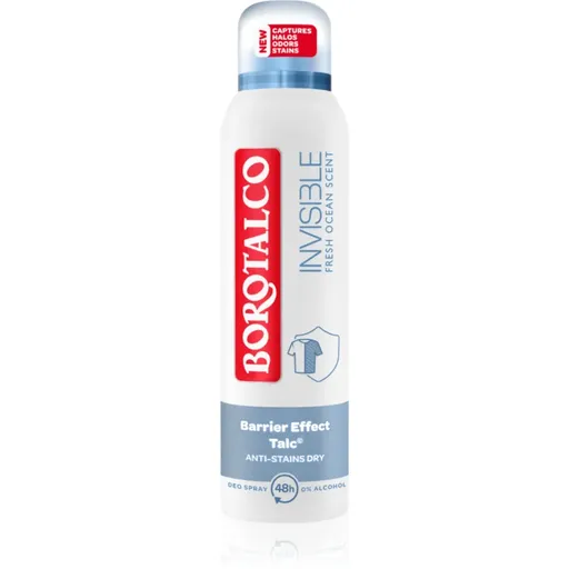 Borotalco Invisible Fresh Ocean deodorant ve spreji s 48hodinovým účinkem 150 ml