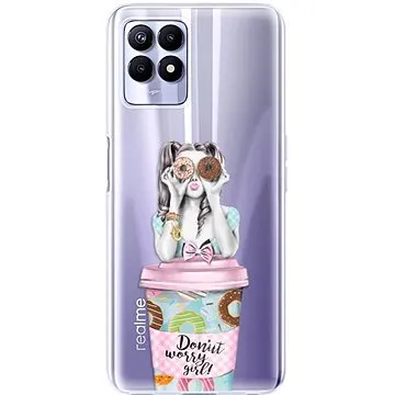 iSaprio Donut Worry pro Realme 8i (donwo-TPU3-Rlm8i)