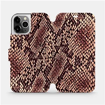 Flipové pouzdro na mobil Apple iPhone 12 Pro - VA32P Hadí vzor (5903516376728)
