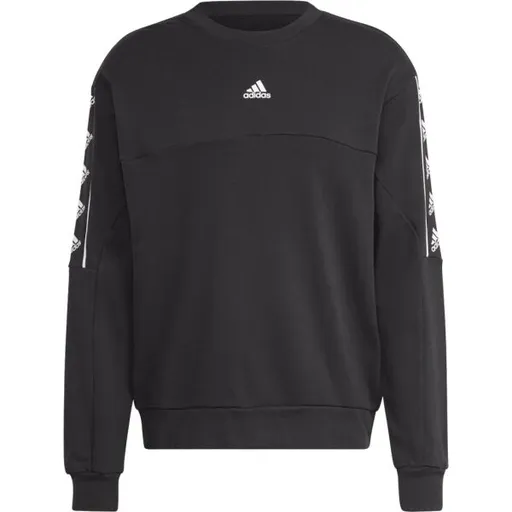adidas BRAND LOVE SWEATSHIRT Pánská mikina, černá, velikost XXL