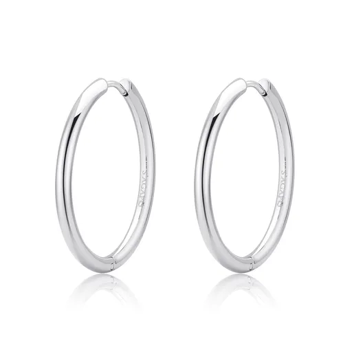 S'Agapõ Kruhové ocelové náušnice Chunky SHK73