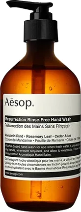 Aesop Bezoplachový dezinfekční sprej na ruce (Resurrection Rinse) 500 ml