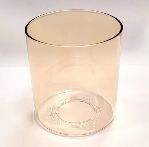 Jantarové skleněné stínidlo E14 pro lampu Canabera