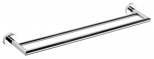 SAPHO X-ROUND E dvojitý držák ručníků 800, chrom XR425