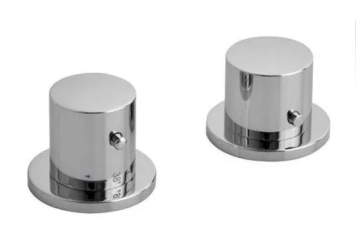 SAPHO GO dvouprvková termostatická baterie na okraj vany, chrom TH100