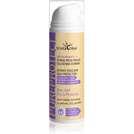 Soaphoria Dermacare+ Pureprotect emulze pro intimní hygienu 150 ml