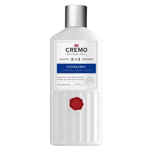 Cremo Osvěžující šampon a kondicionér 2v1 Citrus & Mint Leaf (Cooling Shampoo 2in1 Condicioner) 473 ml
