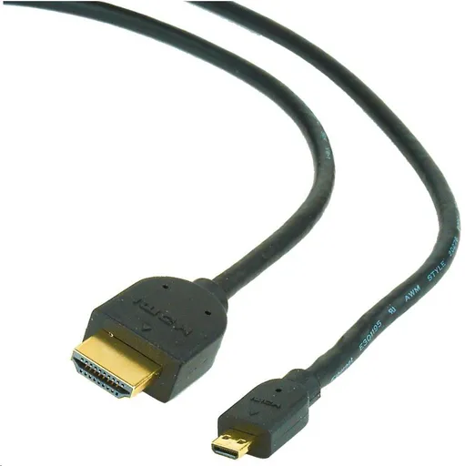 GEMBIRD Kabel HDMI - HDMI Micro 1, 8m (v1.3, M/M, stíněný, zlacené kontakty)