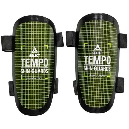 Select SHIN GUARD TEMPO Fotbalové chrániče, zelená, velikost