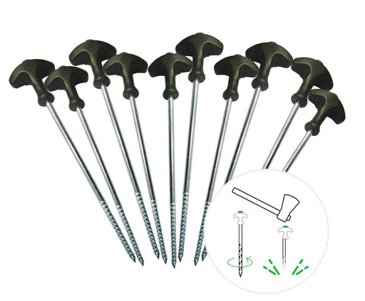 Zfish Kolíky Bivvy Peg Set 25cm 10ks,Zfish Kolíky Bivvy Peg Set 25cm 10ks