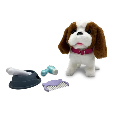 Mazlíci hrací set - pejsek Ťapka hnědobílý