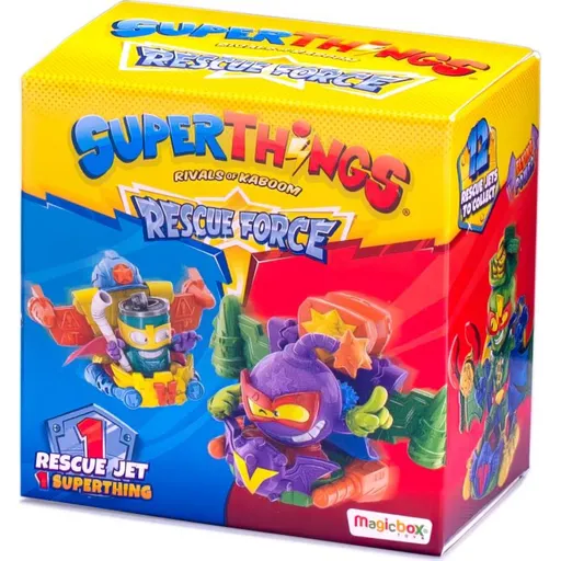 SuperThings Sada figurek Rescue Force jet s příslušenstvím