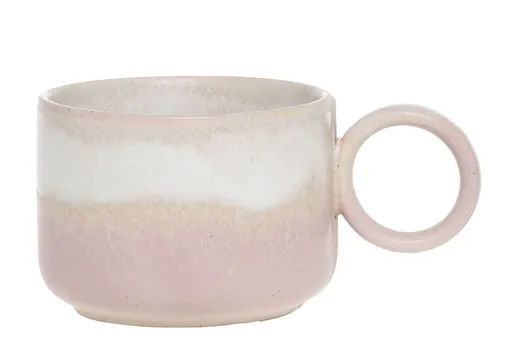 Béžovo-růžový rustikální hrnek Valence Dusty Rose - 10*7,5 cm / 305 ml  Chic Antique