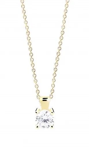 Cutie Diamonds Luxusní přívěsek ze žlutého zlata s diamantem DZ8010-40-00-X-1
