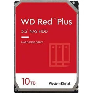 QNAP WD, HDD, Red Plus, SATA III, 3.5-inch, 10TB, WD100EFGX