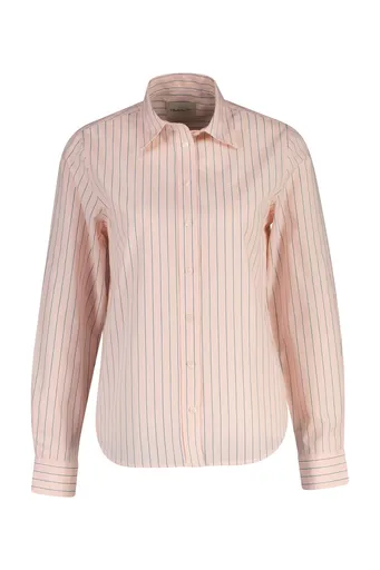KOŠILE GANT REG CLASSIC POPLIN STRIPE SHIRT APRICOT PINK
