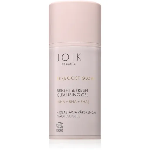 JOIK Organic Re-Boost Glow osvěžující čisticí pleťový gel s exfoliačním účinkem 100 ml