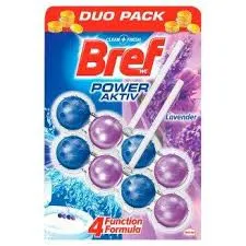 WC závěs kuličky Bref Power Aktiv Lavender 2x50g