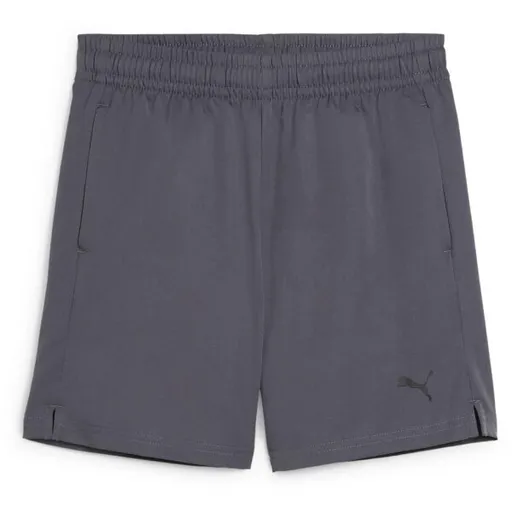 Puma TAD ESSENTIALS WOVEN SHORTS B Chlapecké sportovní trenýrky, šedá, velikost