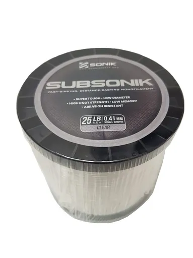Sonik Vlasec Subsonik Clear 3000m - 0,28mm,Sonik Vlasec Subsonik Clear 3000m - 0,28mm