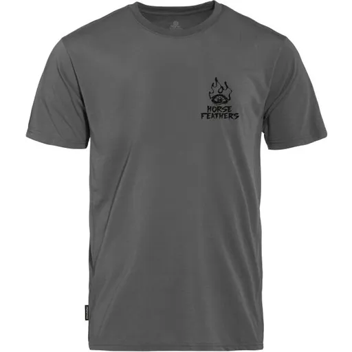 Horsefeathers RECKLESS TECH Pánské tričko, tmavě šedá, velikost