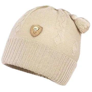 Jamiks chlapecká čepice Tobias béžová 38 cm (0390676)
