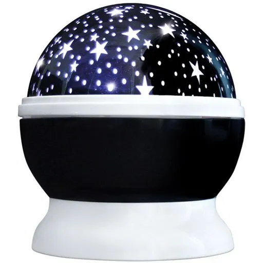 LED vánoční projekční koule, multicolor, 9 režimů, otáčení, USB, 4 x AAA