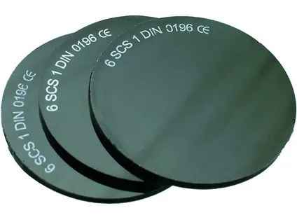Sklo do svářečských brýlí, průměr 50 mm, tm. č. 5