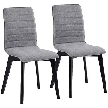 Jídelní židle ELEGANCE světle šedá, set 2 ks (3368)