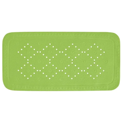 Spirella Protiskluzová podložka do vany ALASKA, světle zelená, 91 x 36 cm