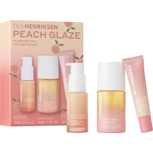 OLEHENRIKSEN Peach Glaze Plumping Trio sada pro péči o pleť