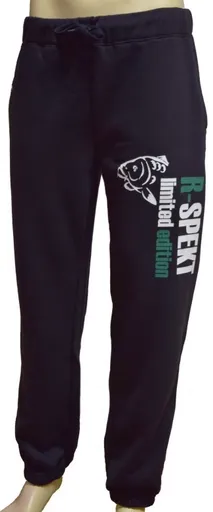 R-spekt tepláky carper black-velikost l